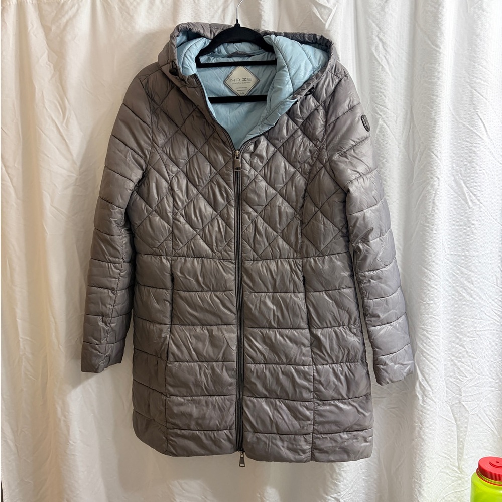 Noize Long Puffy Coat. Size L.